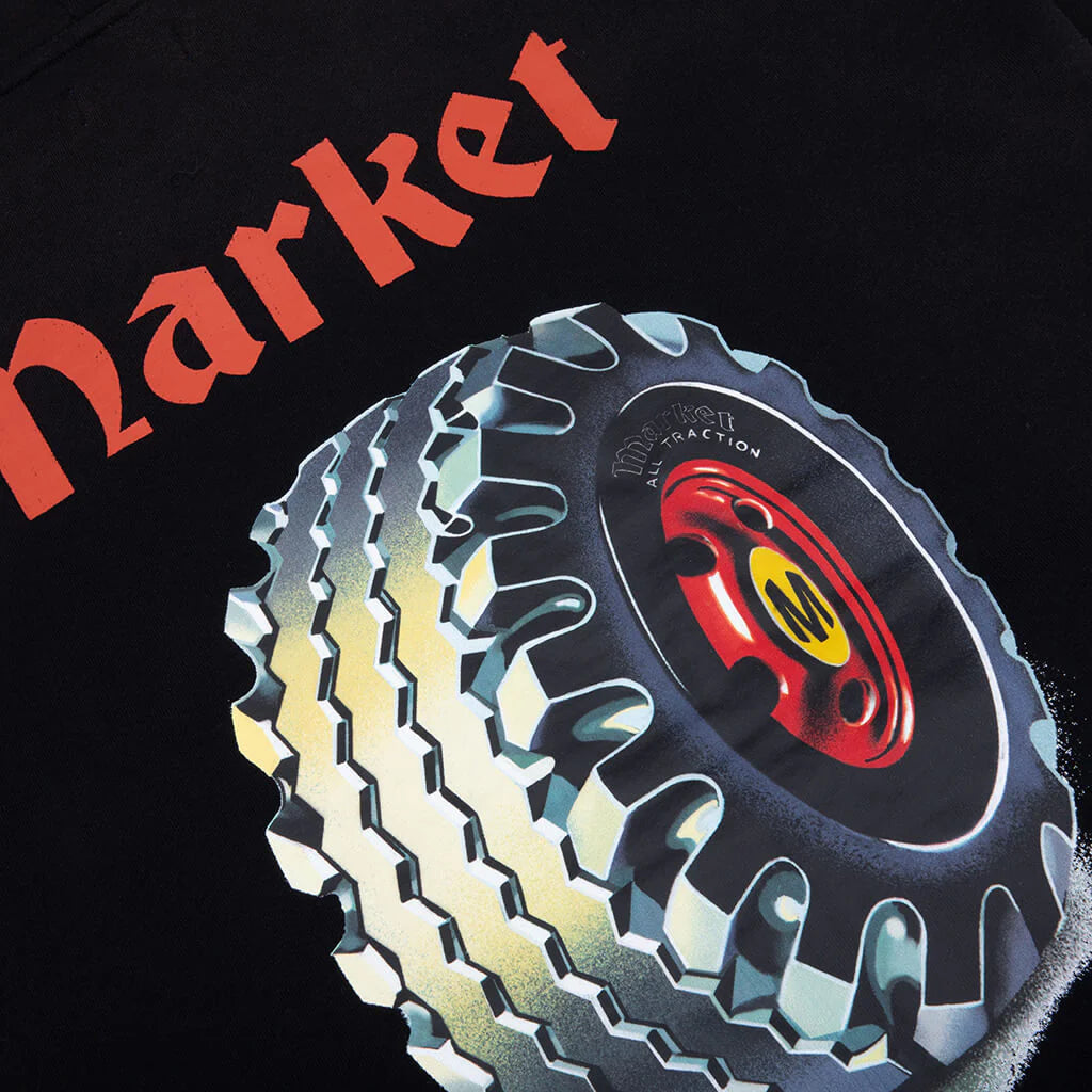 True Tread Hoodie Pirate Black