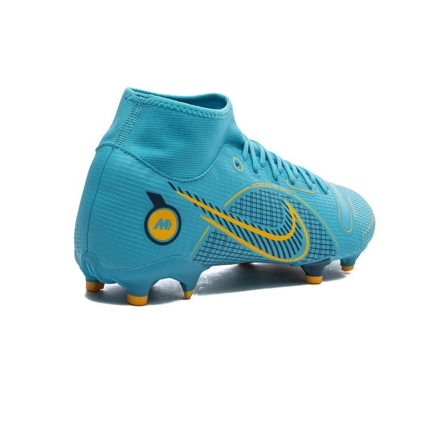 Nike Mercurial Superfly 8 Academy MG Multi Ground Soccer Cleats Blue Orange