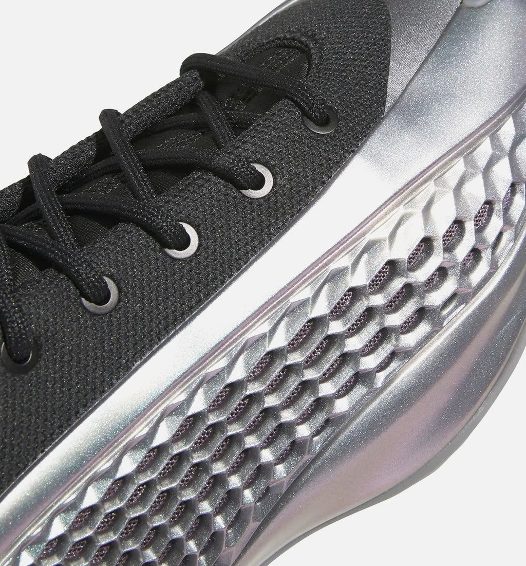 Anthony Edwards 1 Low Iron Sharpens Mens Basketball Shoe Iron Metallic Core Black Solar Orange