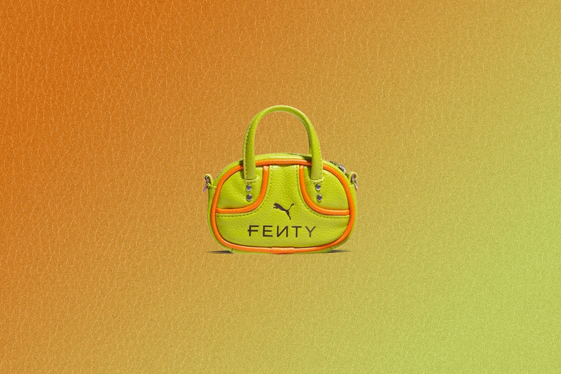 Puma x Fenty Pocket Grip Bag Lime Sheen Pumpkin Pie