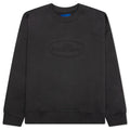 Debossed Crewneck Black