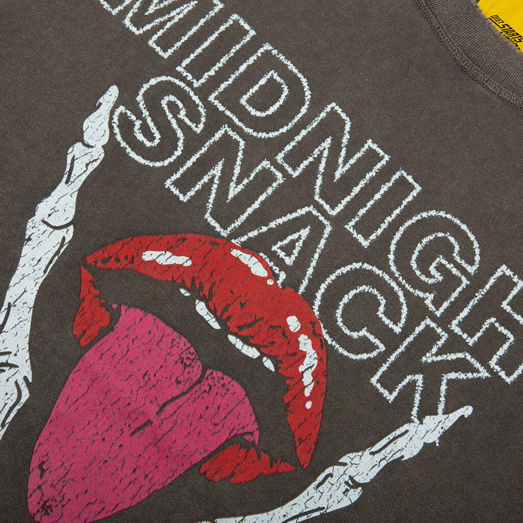 Midnight Snack Cut Off Tee Vintage Black