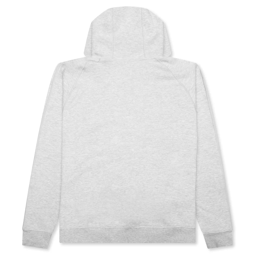 Sport Hoop Fleece Zip Up Jacket Grey Heather Black
