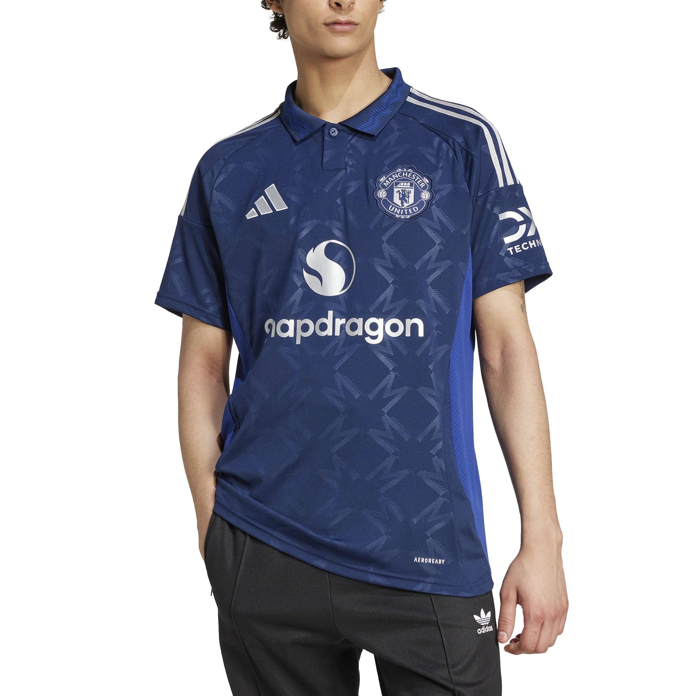 adidas Mens Manchester United Away Jersey 24