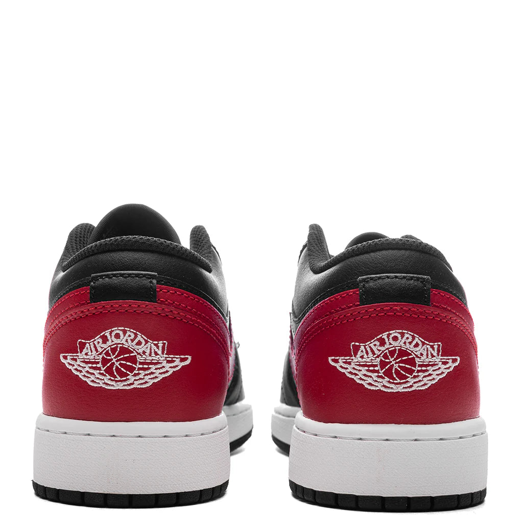Air Jordan 1 Low GS Black Varsity Red Summit White