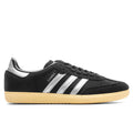 Womens Samba OG Core Black Matte Silver Almost Yellow