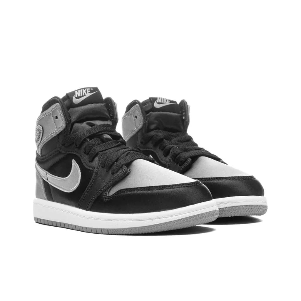 Air Jordan 1 Retro High OG Satin Shadow PS Black Medium Grey White