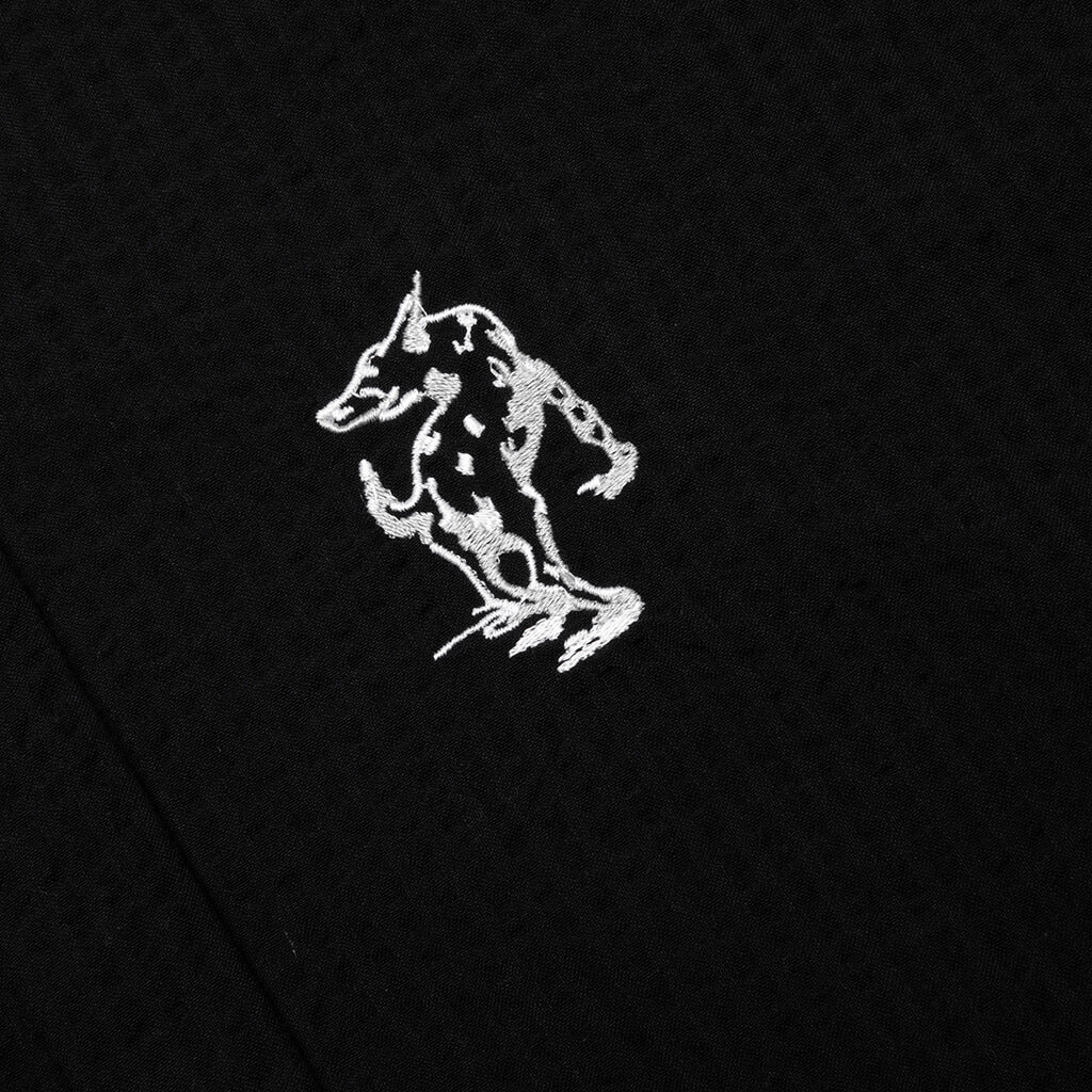 Live Life With Ease Button Up Black