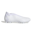 adidas Predator Accuracy3 Laceless FG Firm Ground Soccer Cleats White White