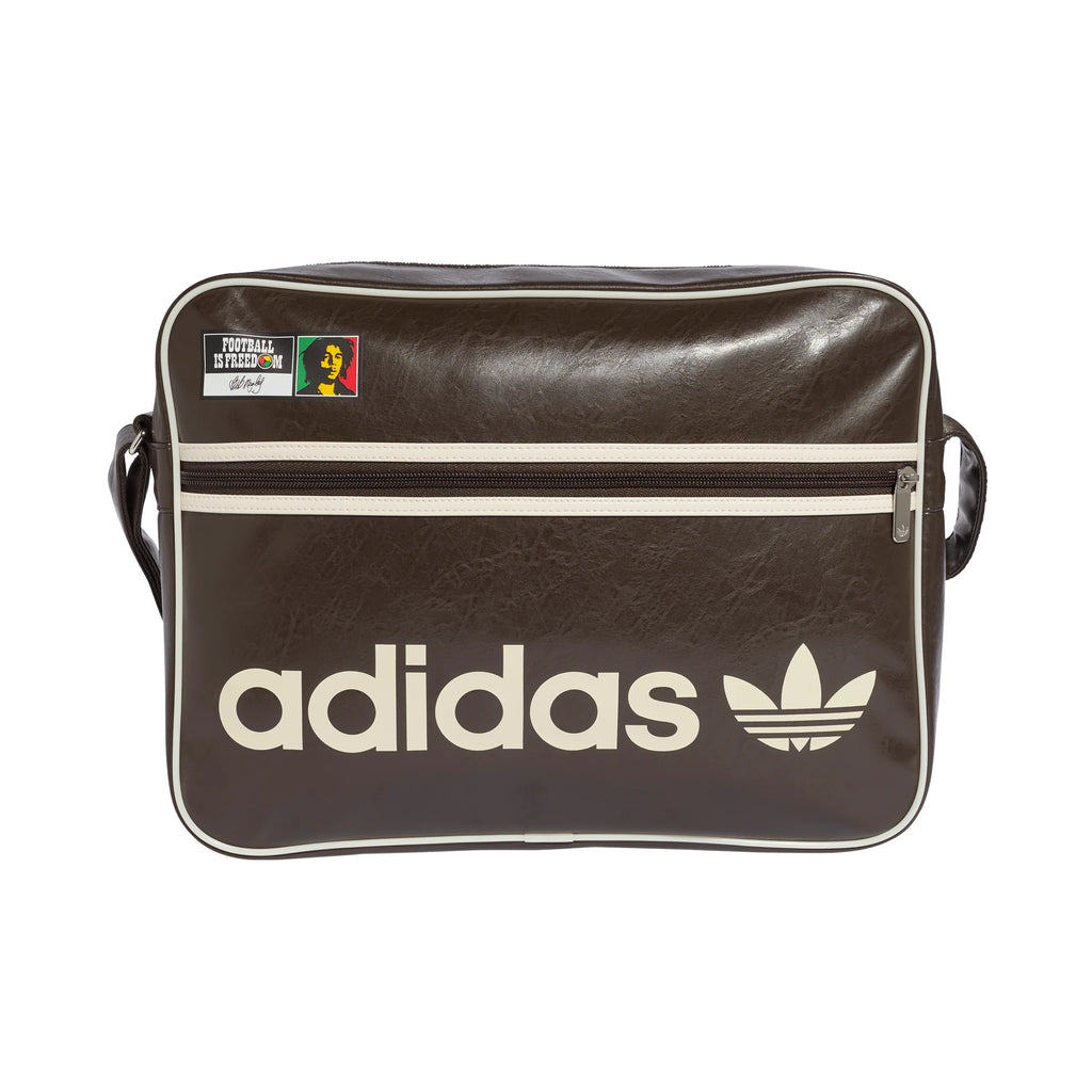 adidas Bob Marley Airliner Shoulder Bag Brown White
