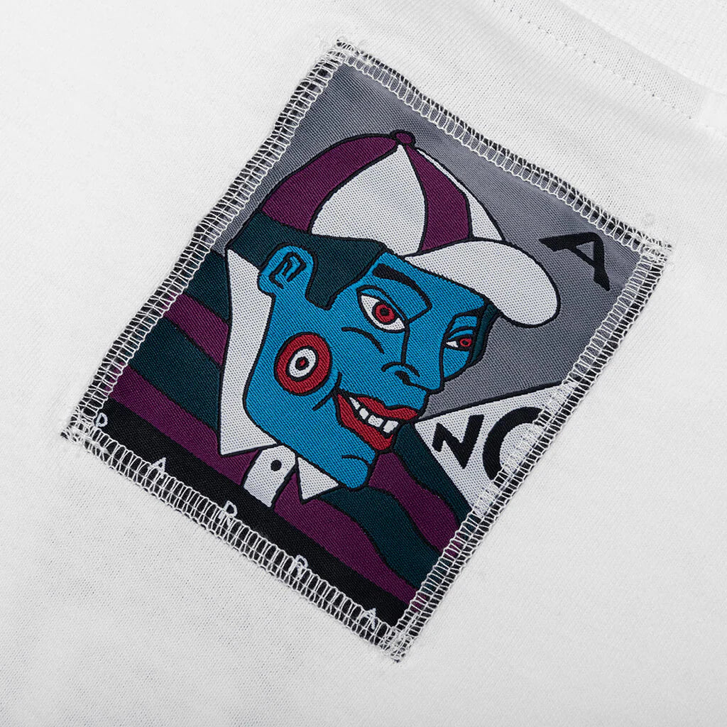 Your Face Long Sleeve T Shirt White