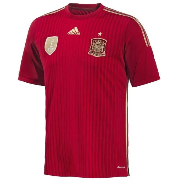 adidas Spain Home Jersey 13 14 Red
