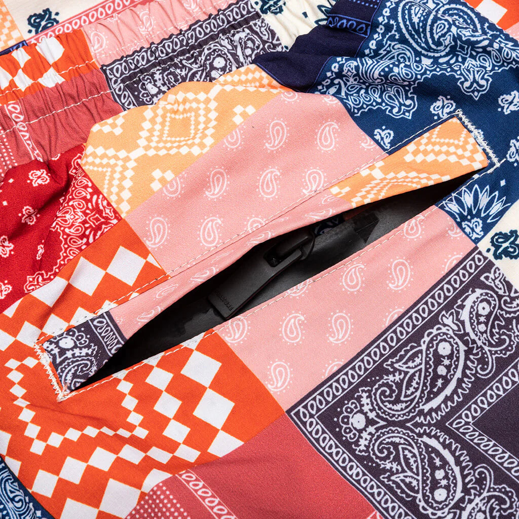 Paisley Cabana Short Ember