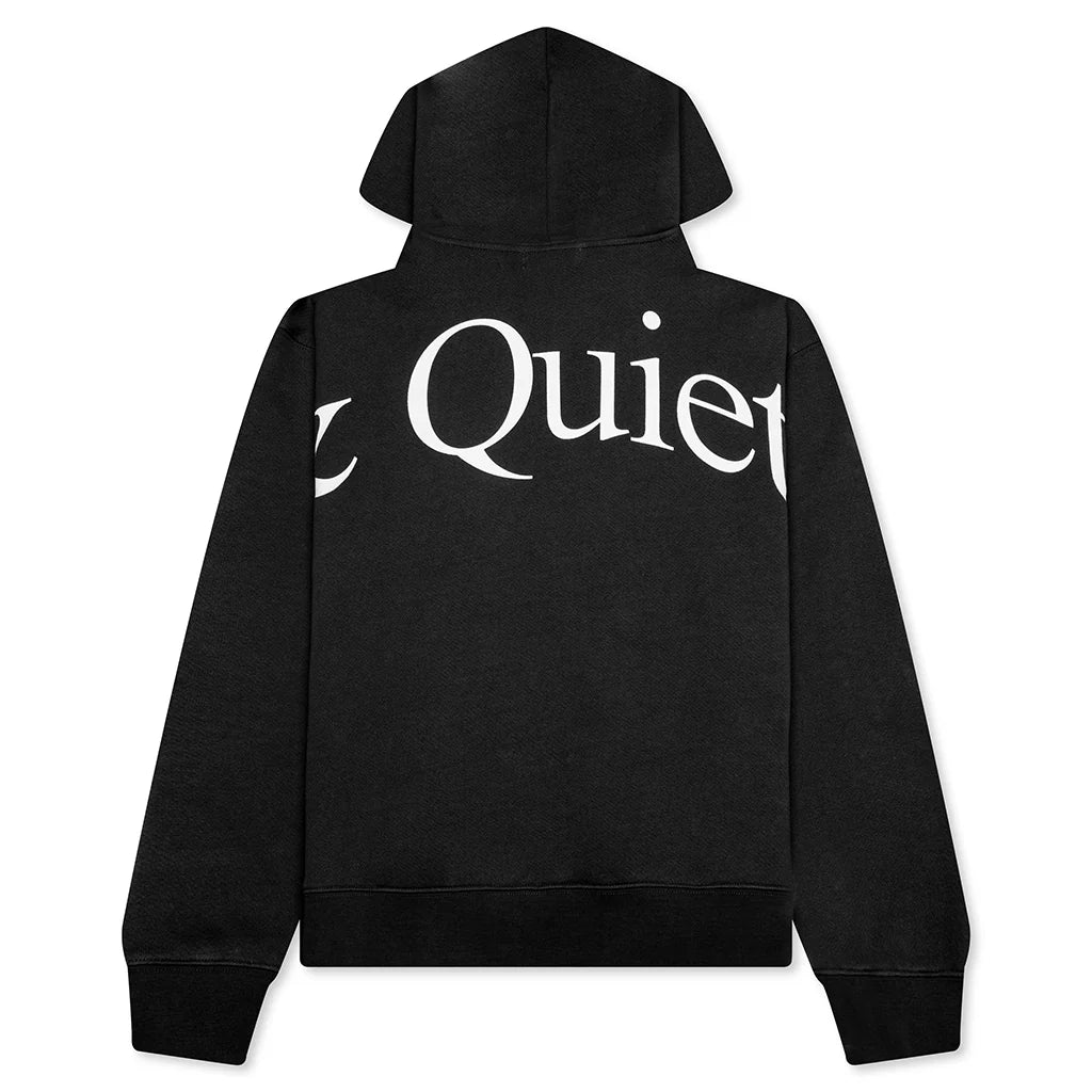 Jumbo Wordmark Hoodie Black