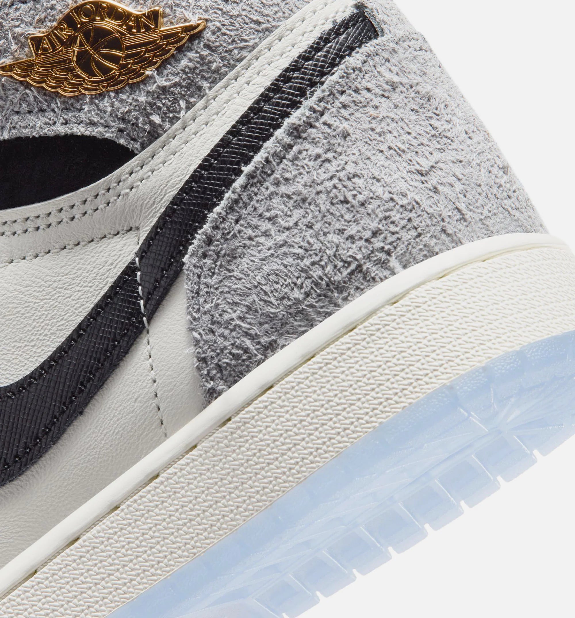 Air Jordan 1 Retro High OG Cool Grey Grade School Lifestyle Shoe Cool Grey Black Game Royal