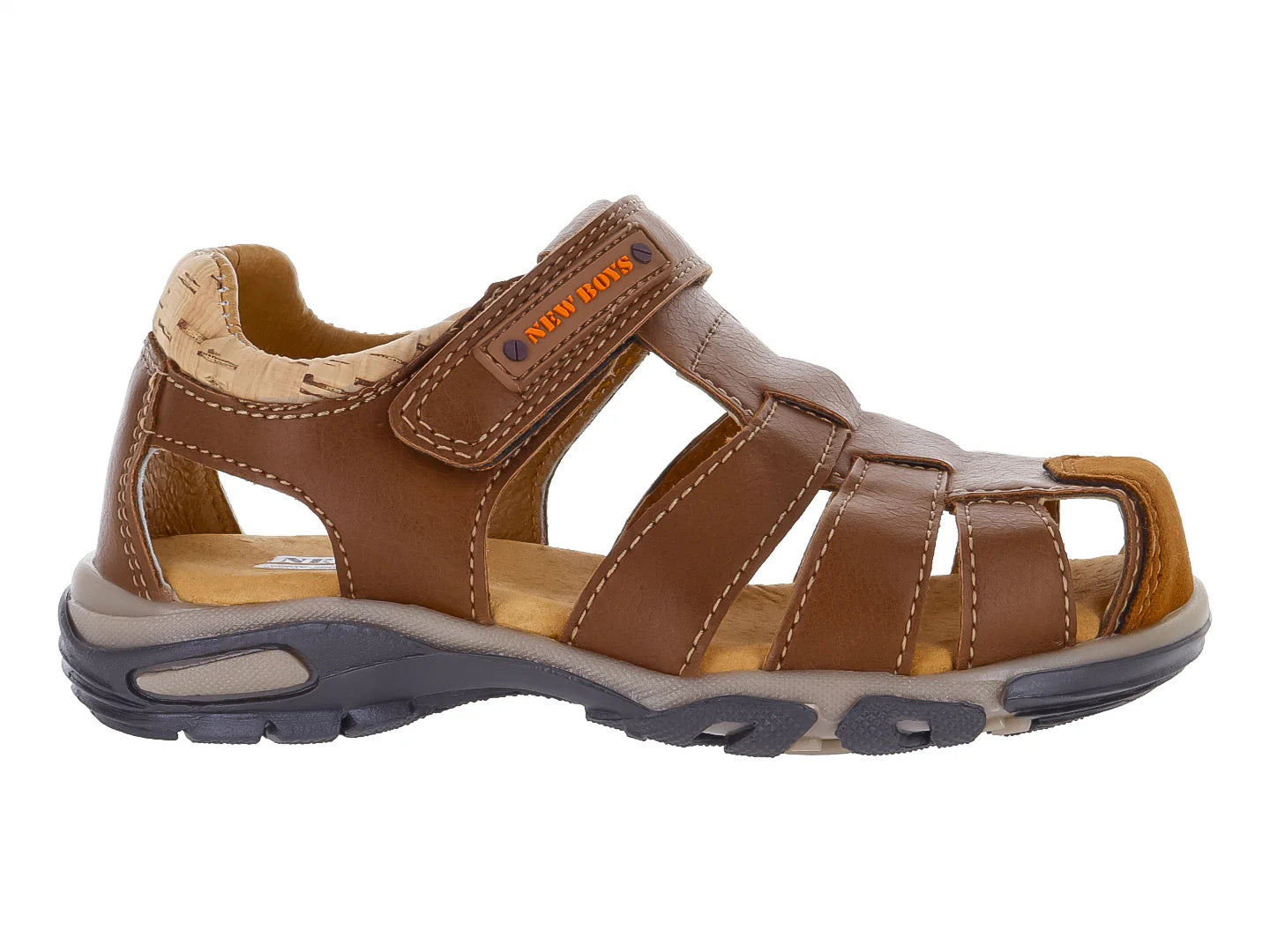 Sandalias New Boys Color Coñac para Niño