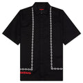 Chain Button Up Shirt Black