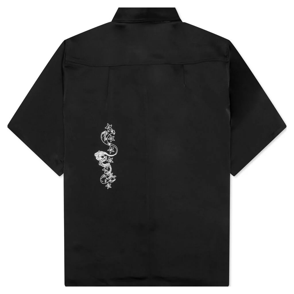 Life is Magic Button Up Black