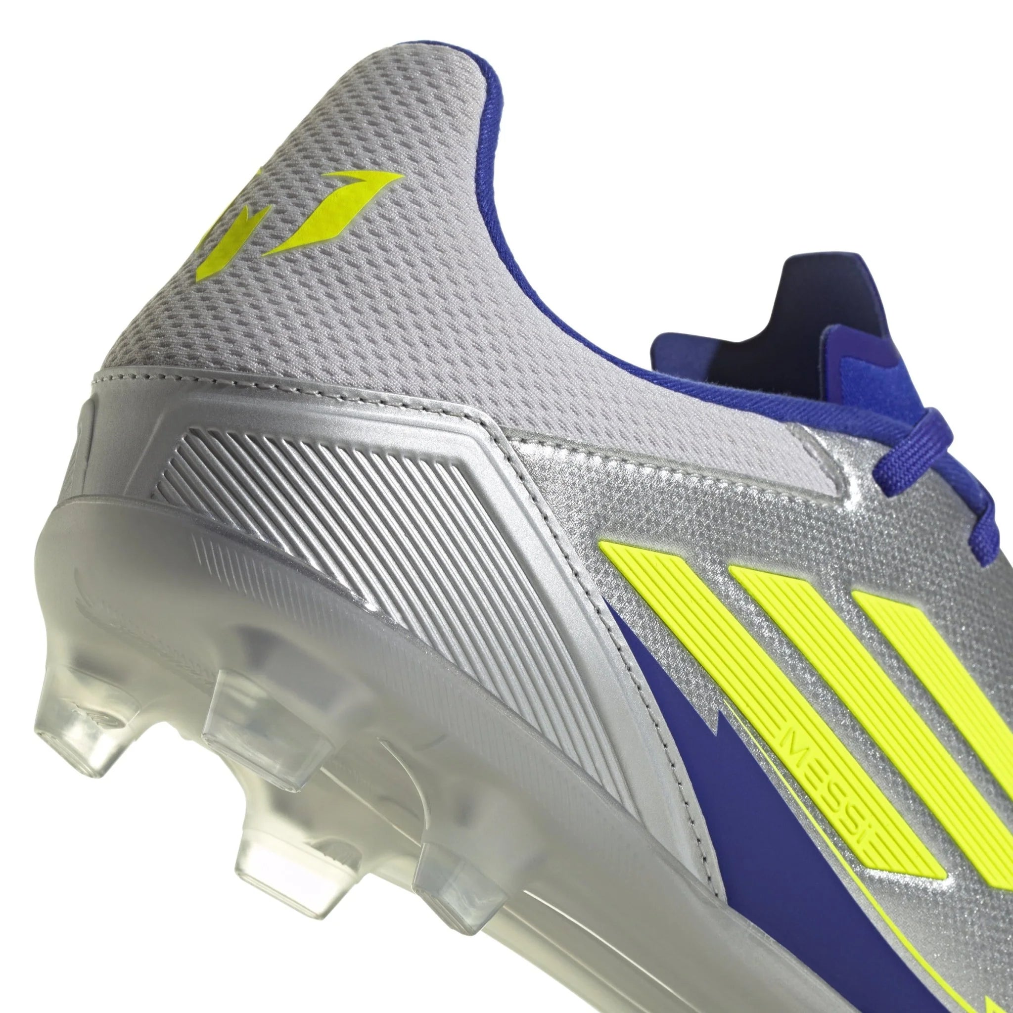 adidas F50 League Messi Firm Multi Ground Boots Silver Yellow