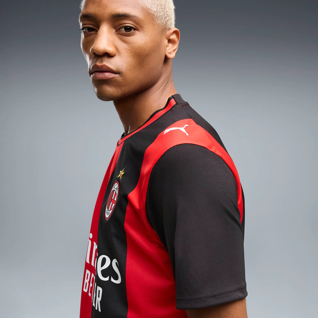 PUMA AC Milan Home Mens Soccer Jersey 2026 Black Red