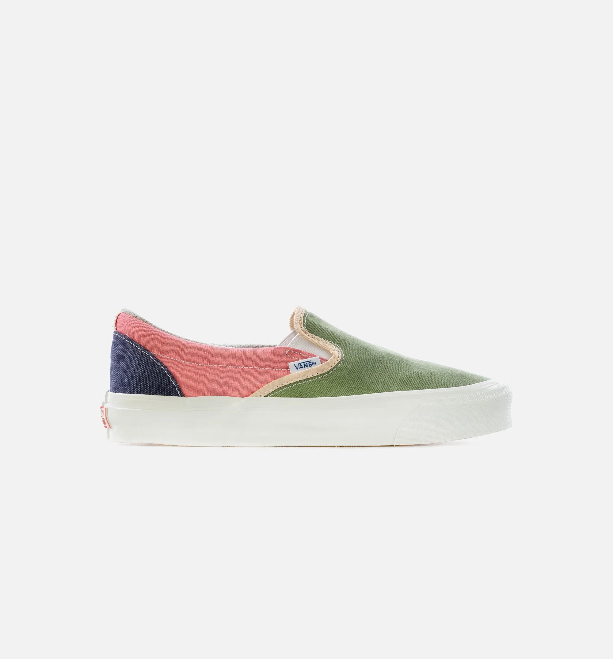 Geoff McFetridge Vault OG Classic SlipOn LX Mens Skate Shoe Green Multi