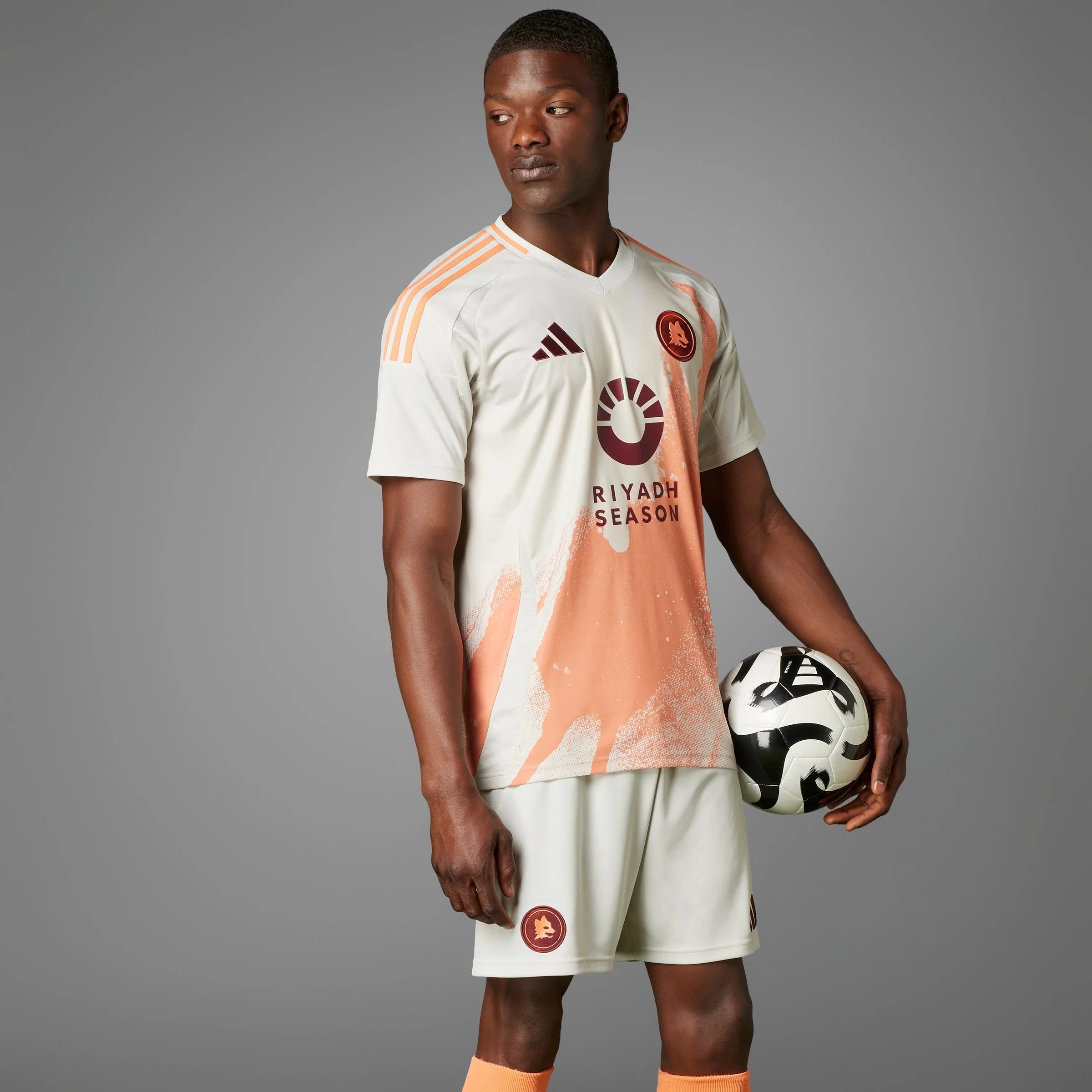 adidas Mens AS Roma Away Jersey 24 25