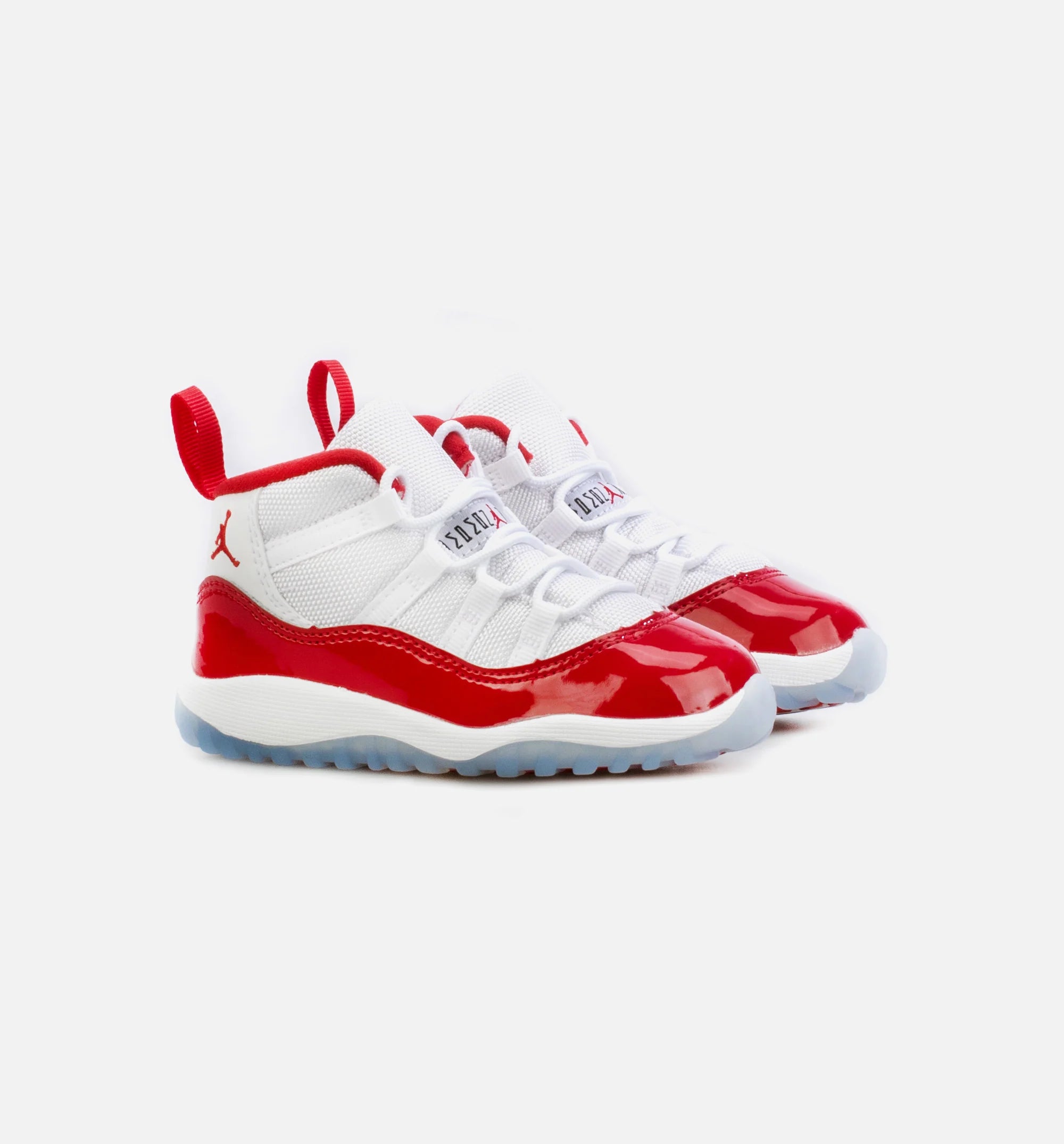 Air Jordan 11 Retro Infant Toddler Lifestyle Shoe White Red
