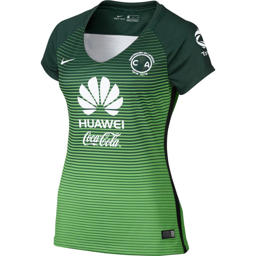 Nike Club America Womens Third Jersey 16 17 Green White