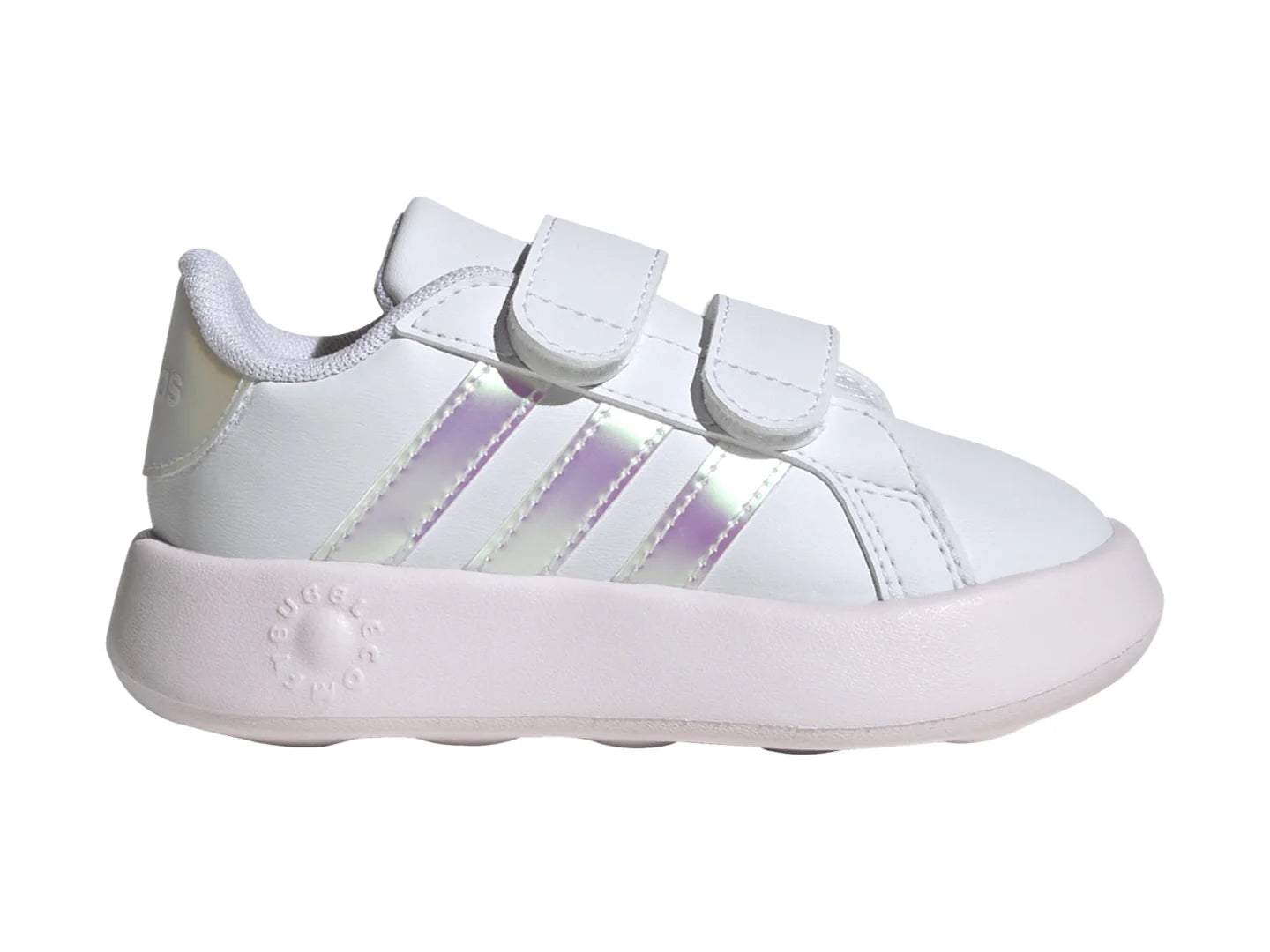Tenis Adidas Grand Court 20 Blanco y Rosa para Niña