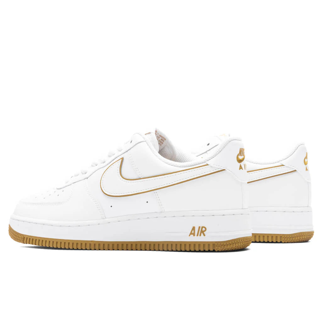 Air Force 1 07 White White Bronzine