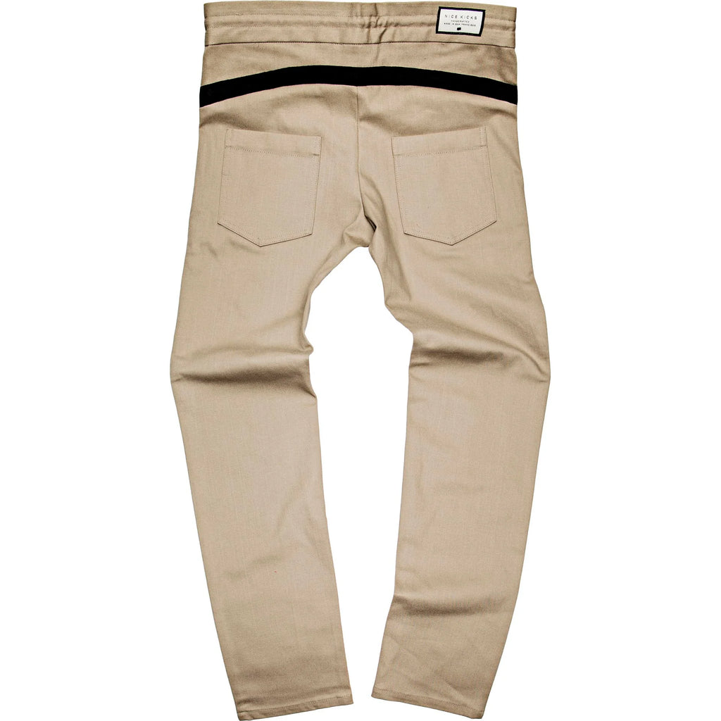 Mason Slim Drawstring Pant Mens Pant Tan