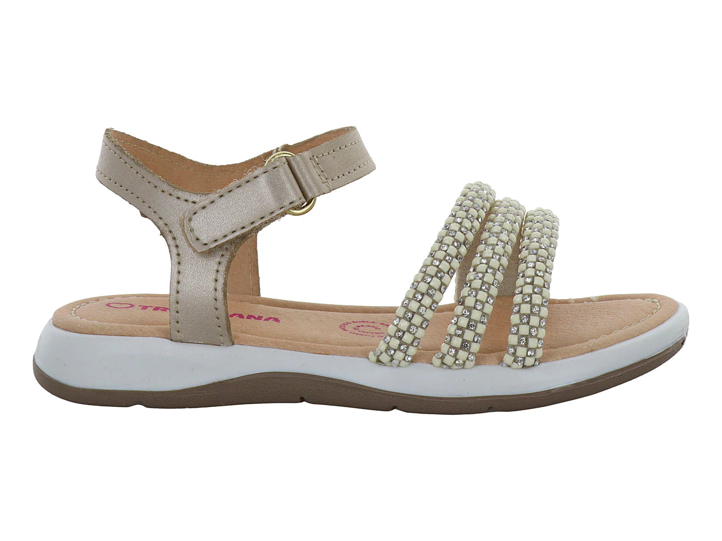 Sandalias Tropicana Color Oro para Niña
