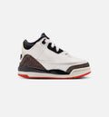 Air Jordan 3 Retro Sail and University Red Infant Toddler Lifestyle Shoe Sail Black University Red Pale Ivory Free Shipping
