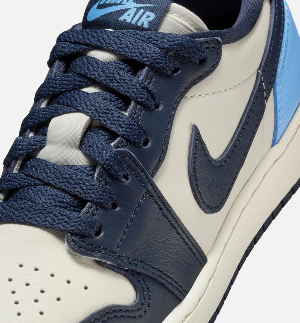 Air Jordan 1 Retro Low OG Obsidian Grade School Lifestyle Shoe Obsidian University Blue Sail