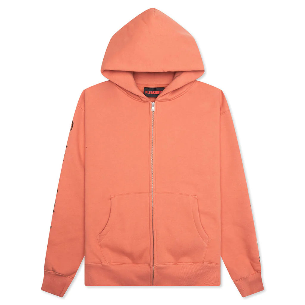OE Zip Up Hoodie Rust