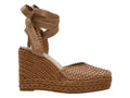 Sandalias Steve Madden One Way Tan Satin Beige