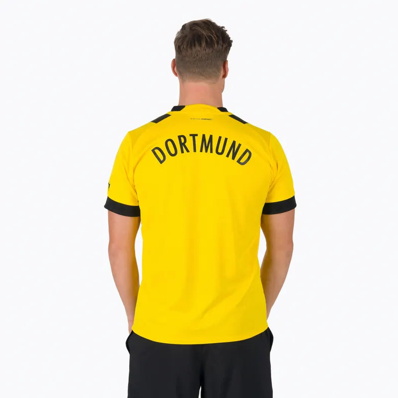 PUMA Borussia Dortmund Home 22 23 Replica Mens Jersey Yellow Black