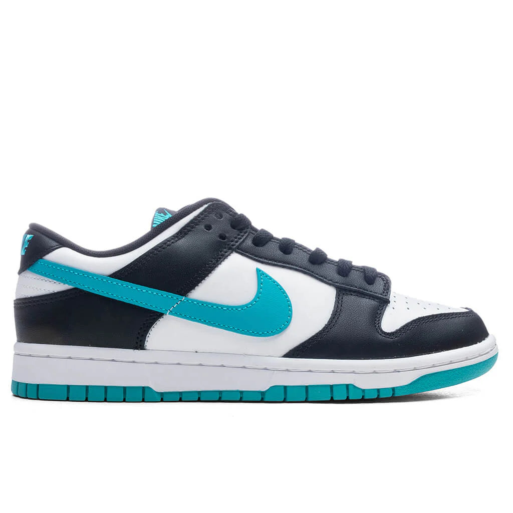Dunk Low Retro White Dusty Cactus Black