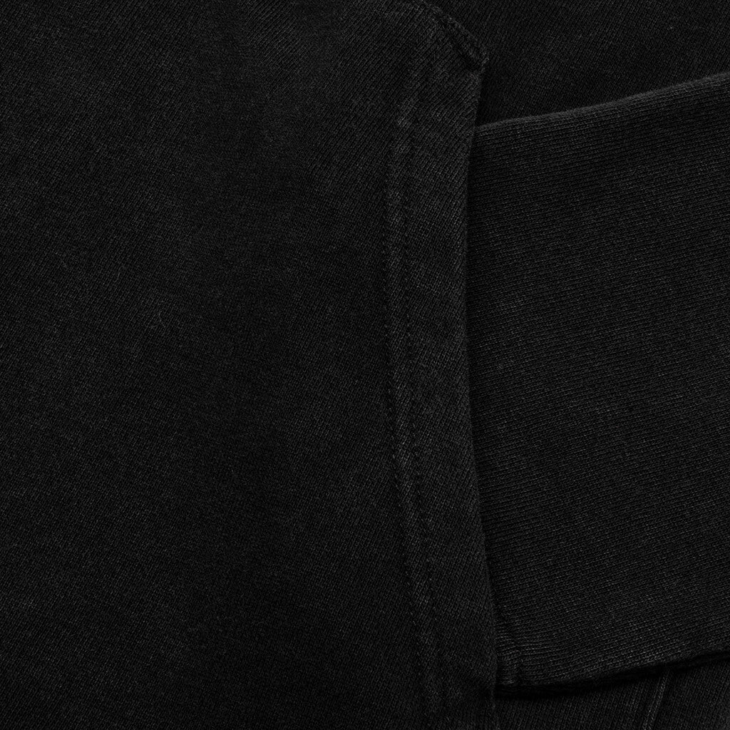 Oil Vintage Hoodie Black