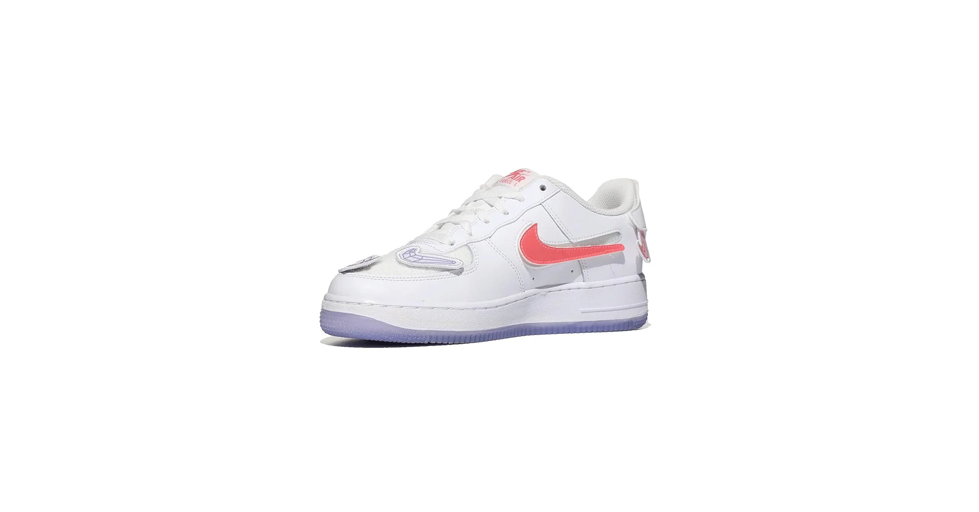 Nike Air Force 1 1 Youth Soccer Shoes White Pink