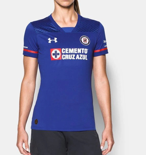 Under Armour Womens Cruz Azul Home Jersey 17 Royal