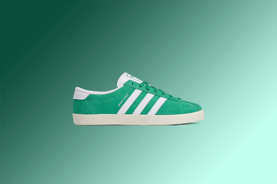 Adidas x Sporty Rich Womens Blanc Court Green Cloud White Off White