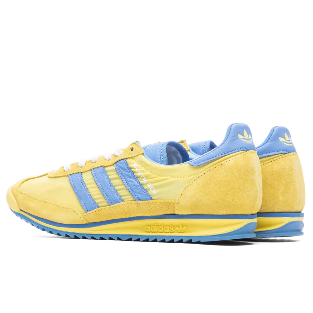 Adidas x Sporty Rich SL72 Womens Light Yellow Real Blue White