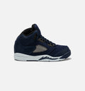 Air Jordan 5 Retro Midnight Navy Preschool Lifestyle Shoe Midnight Navy Black Football Grey