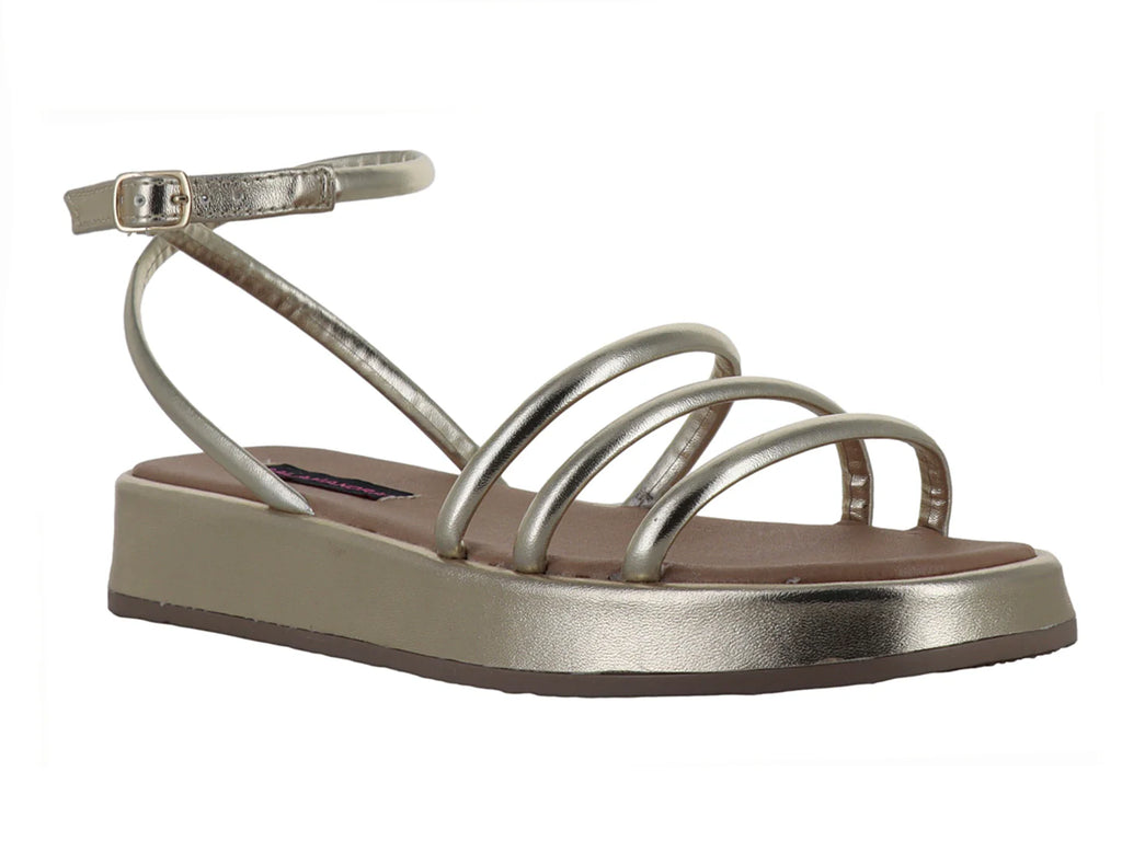 Sandalias Salamandra Oro Inglés para Mujer
