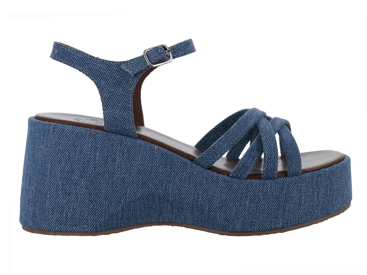 Sandalias Nomadas Mezclilla Oggi Azul para Mujer