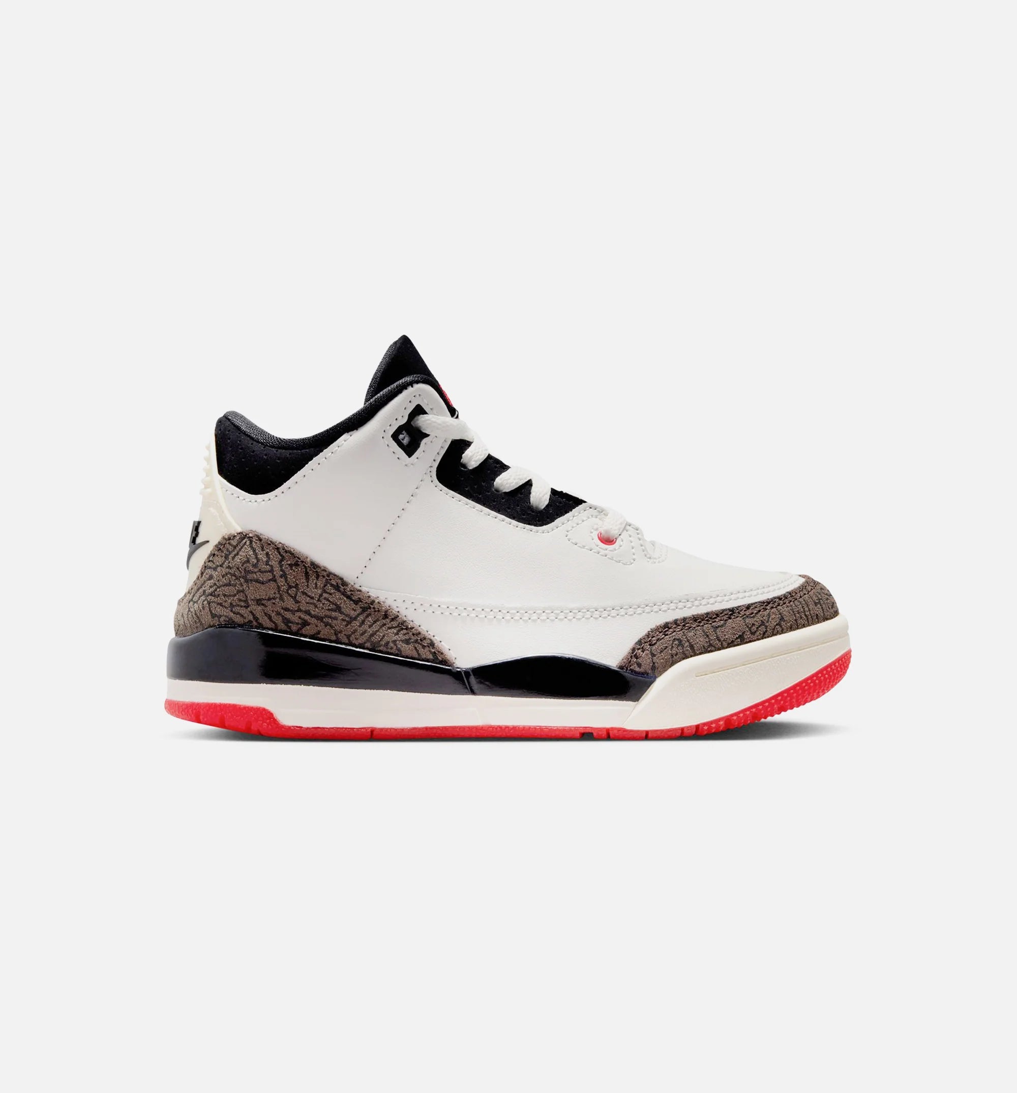 Air Jordan 3 Retro Sail and University Red Preschool Lifestyle Shoe Sail Black University Red Pale Ivory Free Shipping