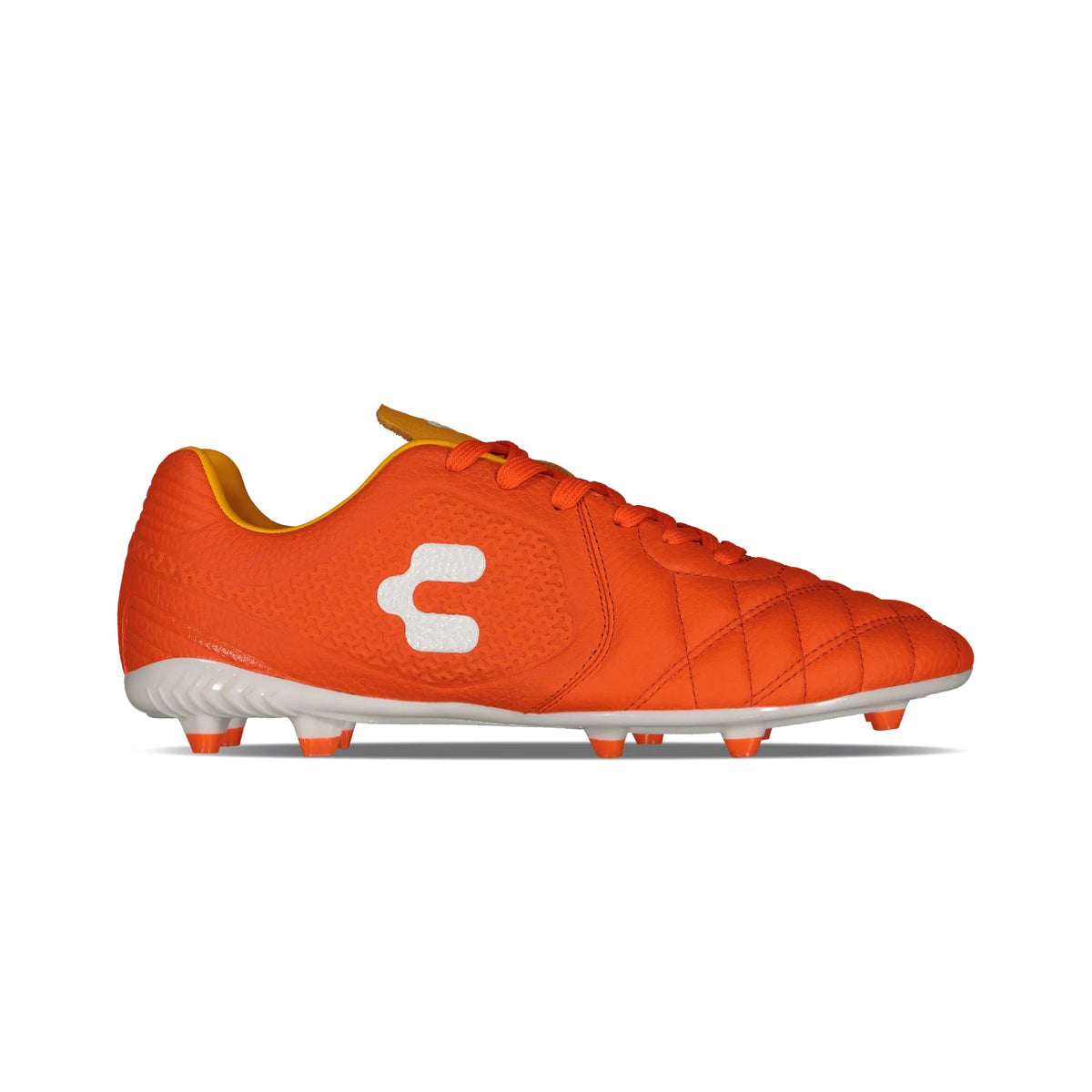 Charly Legendario LT FG 20 Firm Ground Soccer Cleats Orange White