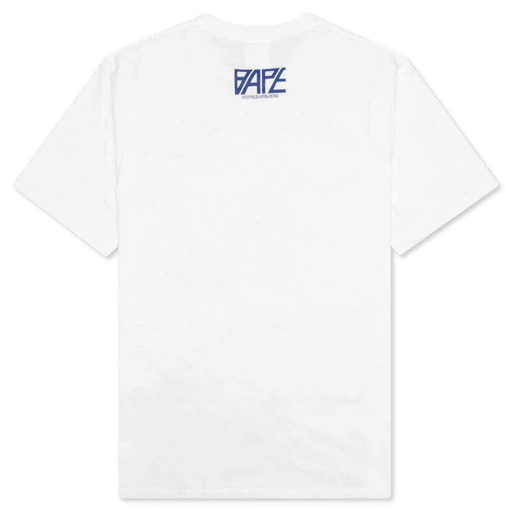 Bape Logo Monogram Tee White