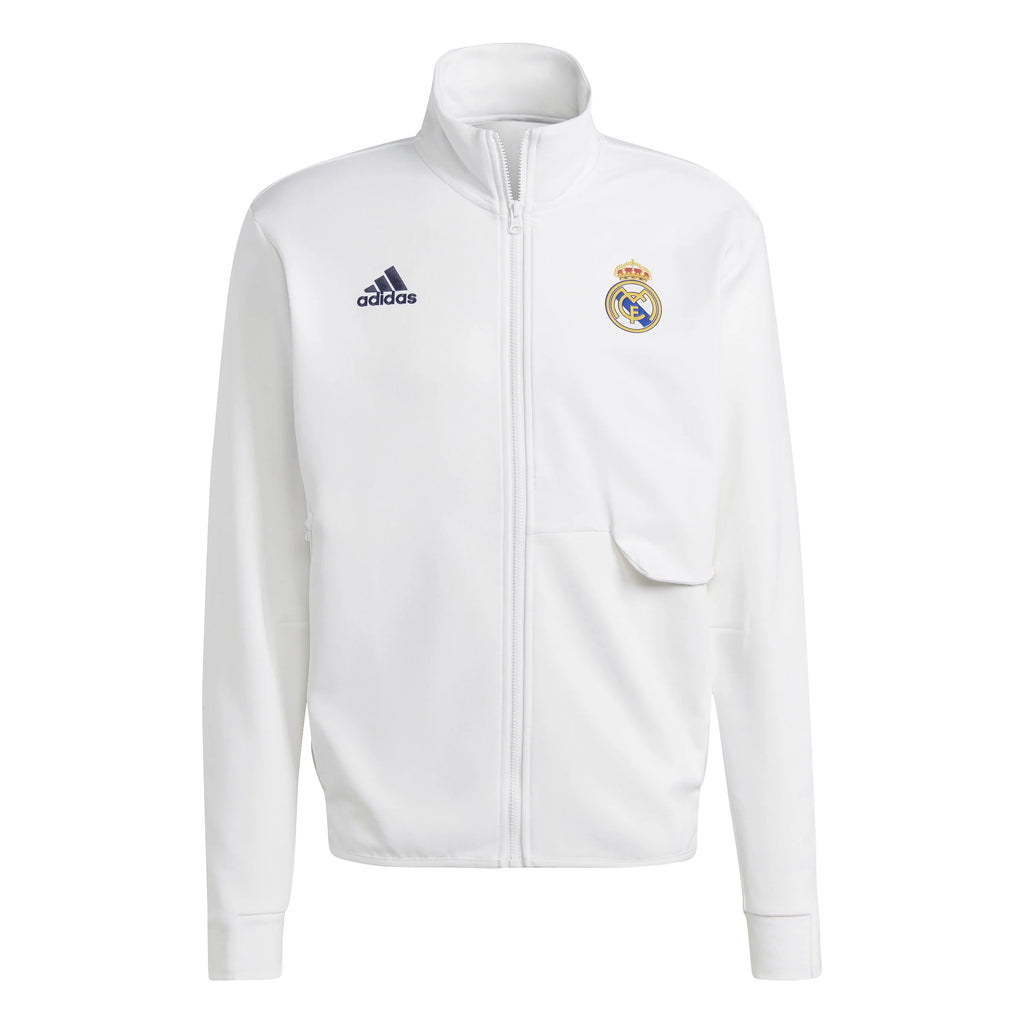 adidas Real Madrid Anthem Jacket White